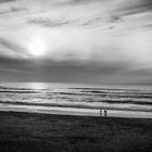 Dämmerung am Strand SW