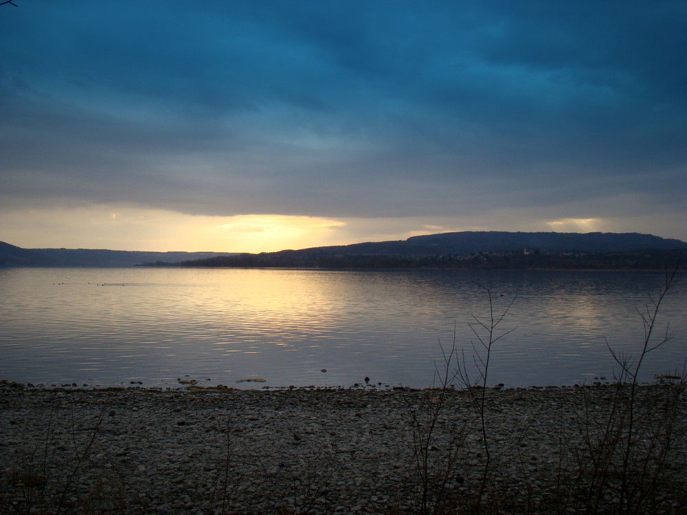 Dämmerung am Untersee