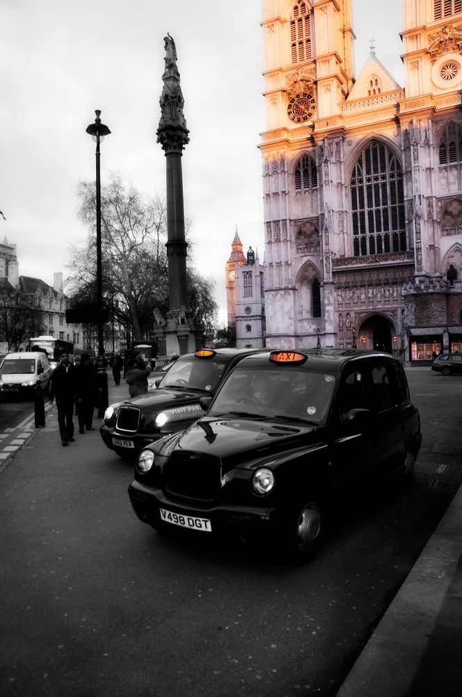 Dämmerung am Westminster Abbey