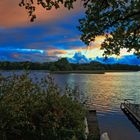 Dämmerung am wolkendekorierten "Lütten See" 