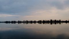 Dämmerung an der Elbe bei Geestacht