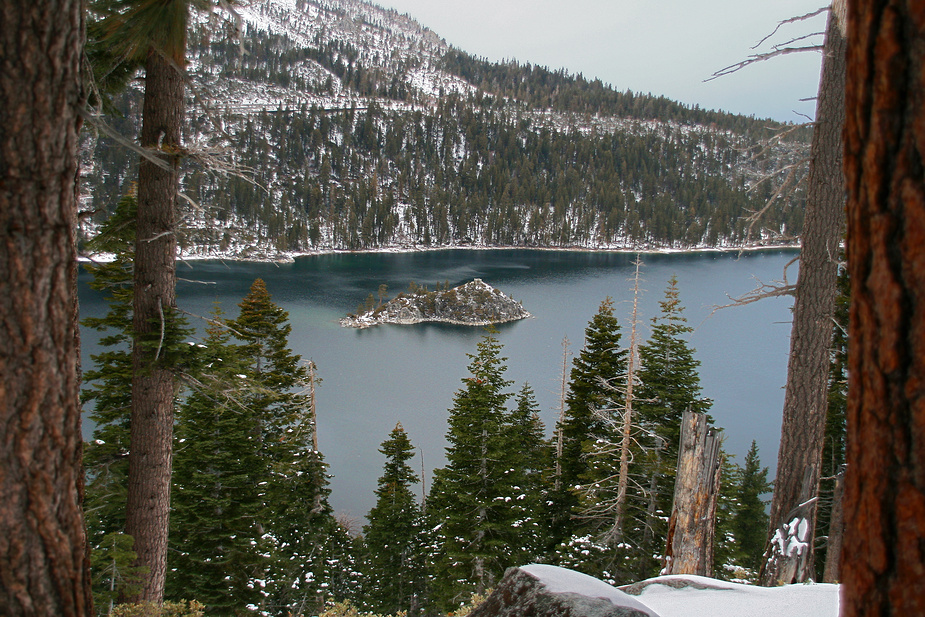 Dämmerung an der Emerald Bay