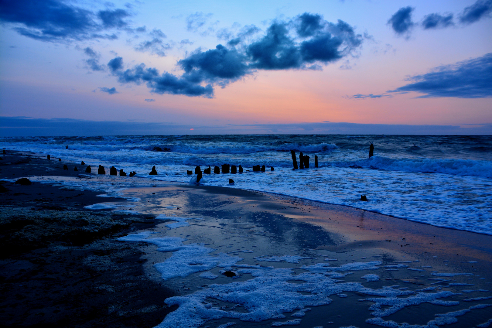 dämmerung an der ostsee