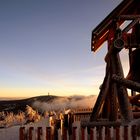 Dämmerung auf dem Fichtelberg