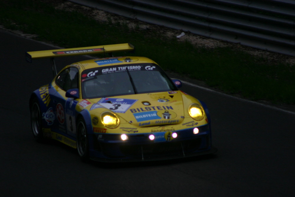 Dämmerung beim 24h Rennen