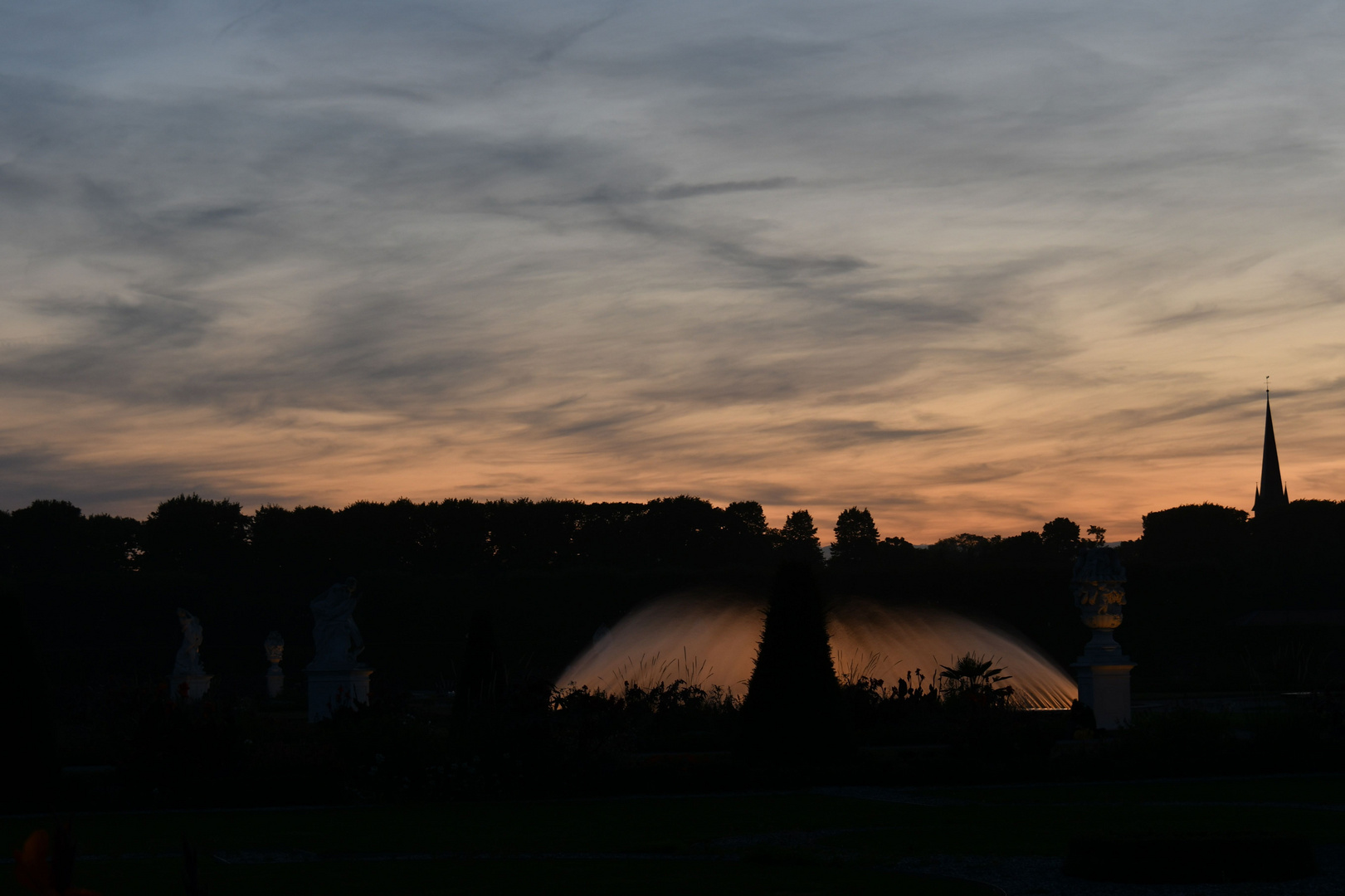 Dämmerung Im Großen Garten