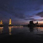 Dämmerung im Hafen Lindau