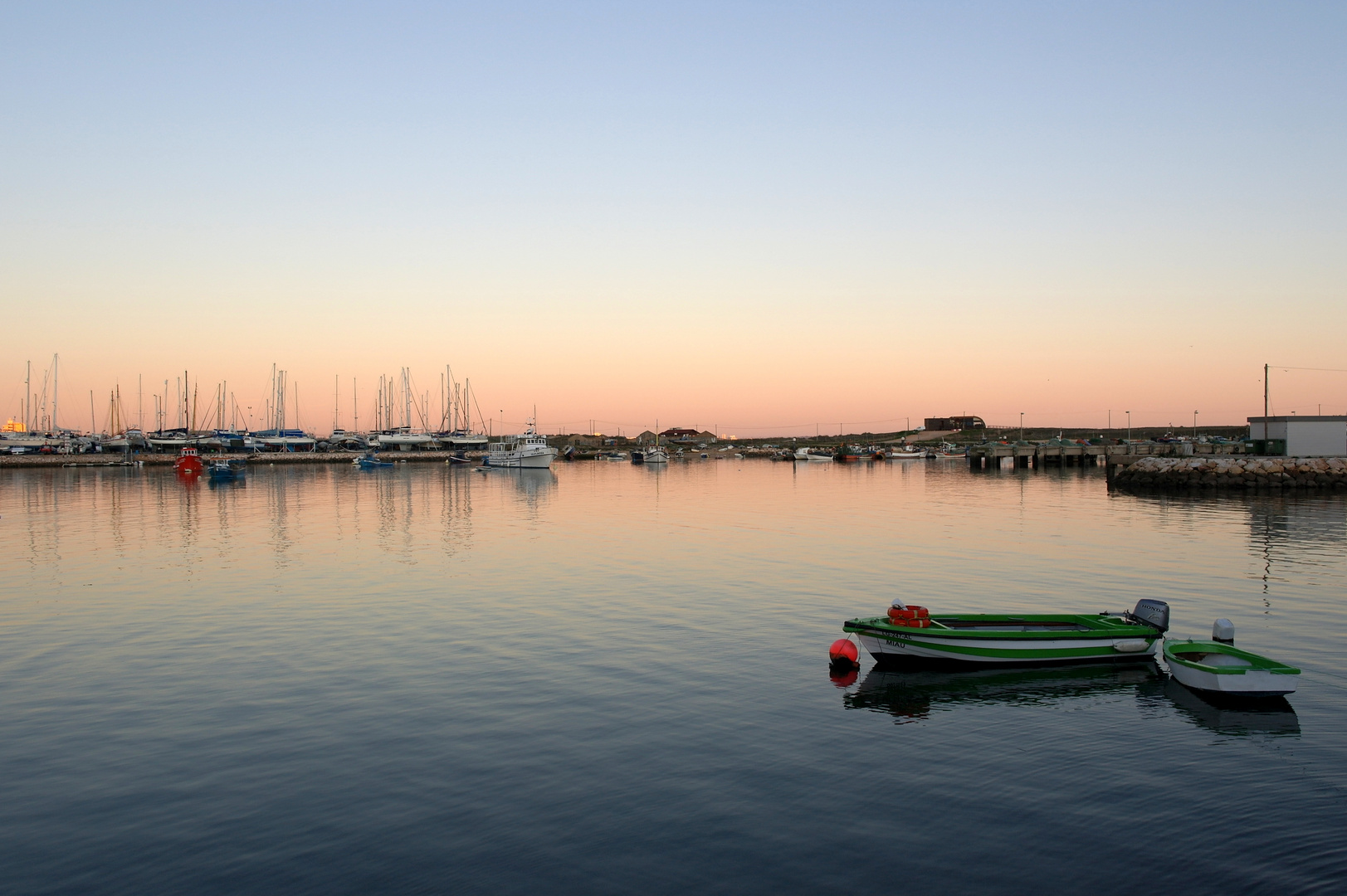 Dämmerung im Hafen von Lagos