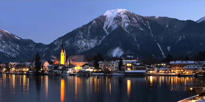 Dämmerung im Malerwinkel am Tegernsee