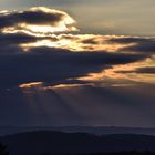 Dämmerung im Markgräflerland, Eggener Tal, Schloß Bürgeln, Oberrheinebene #1