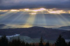 Dämmerung im Markgräflerland, Eggener Tal, Schloß Bürgeln, Oberrheinebene #6