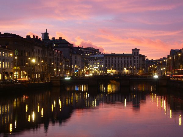 Dämmerung in Göteborg