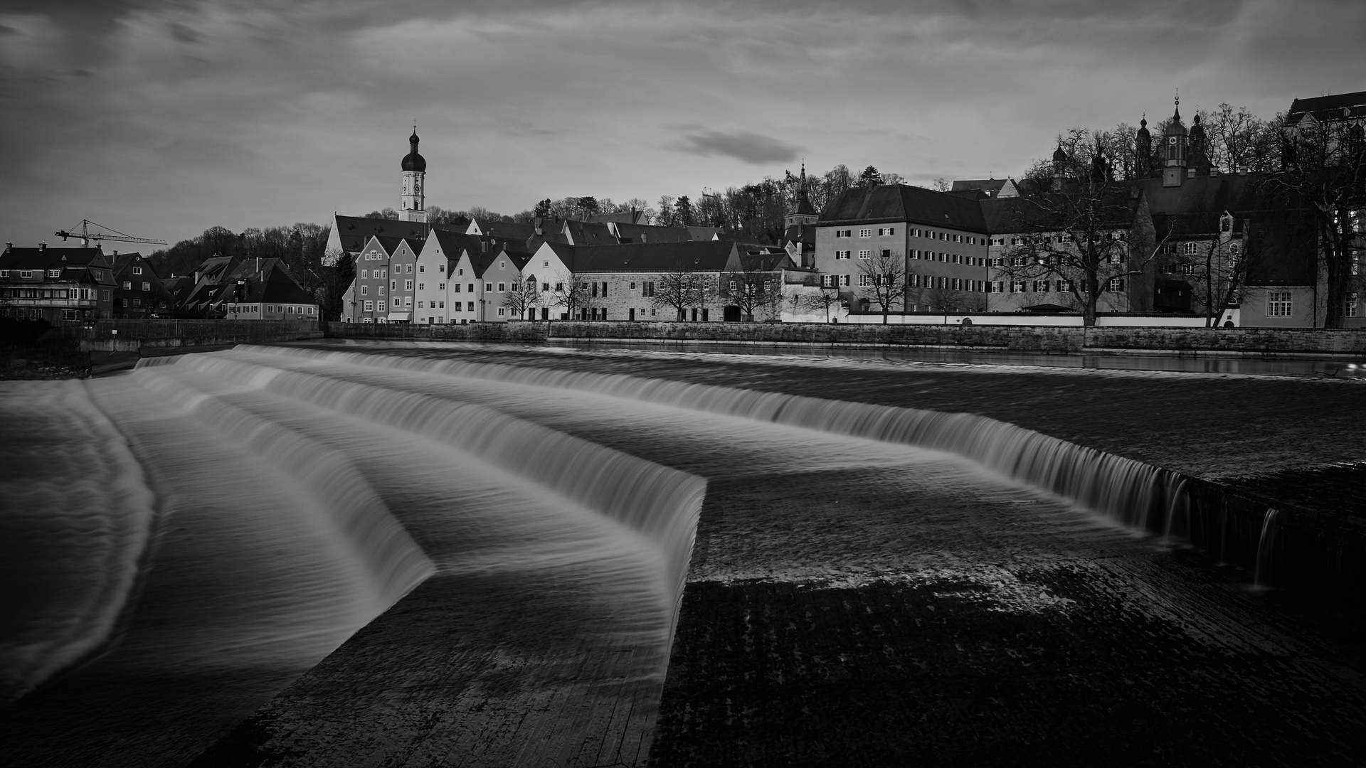 Dämmerung in Landsberg