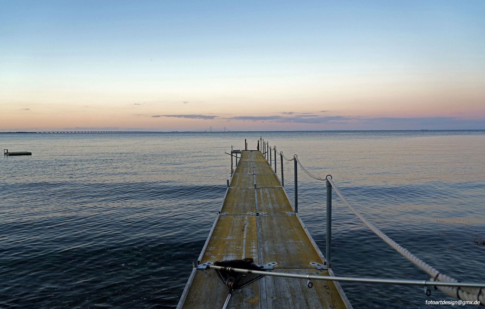 Dämmerung Meer bei Tarup