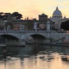 Dämmerung über dem Tiber.. (Römische Impressionen..)