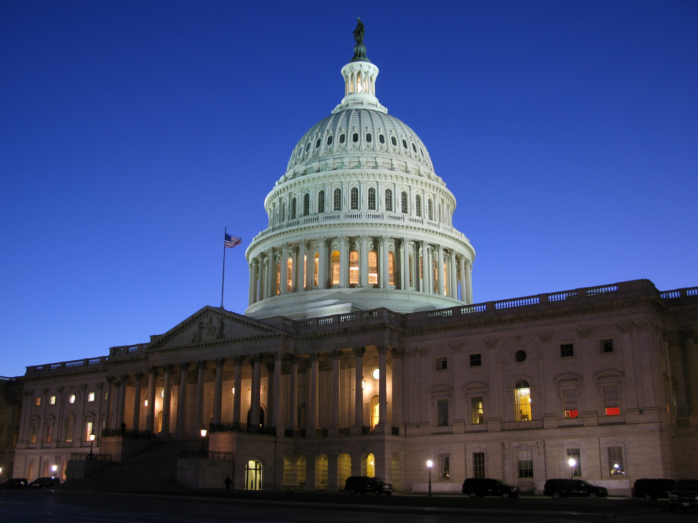 Dämmerung über dem U.S. Capitol