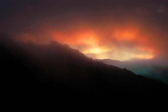 Dämmerung über der Loreley