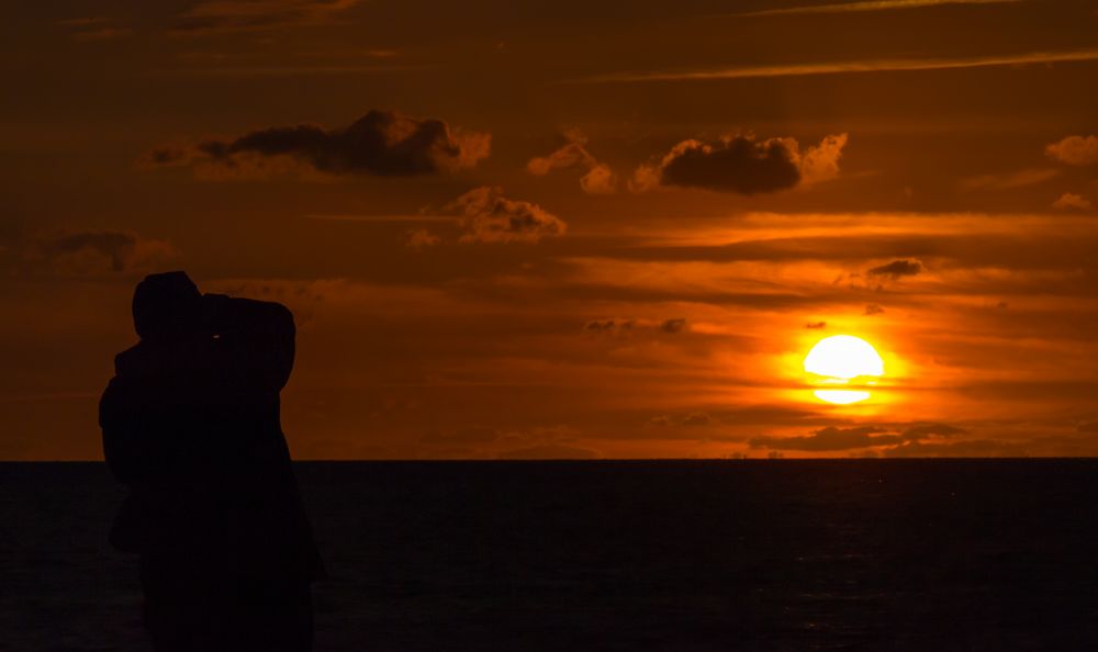 Dämmerung über der Nordsee