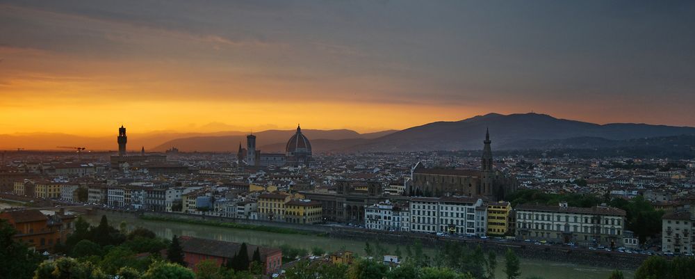 dämmerung über florenz