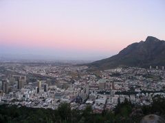 Dämmerung über Kapstadt