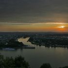 Dämmerung über Koblenz