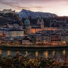 Dämmerung über Salzburg