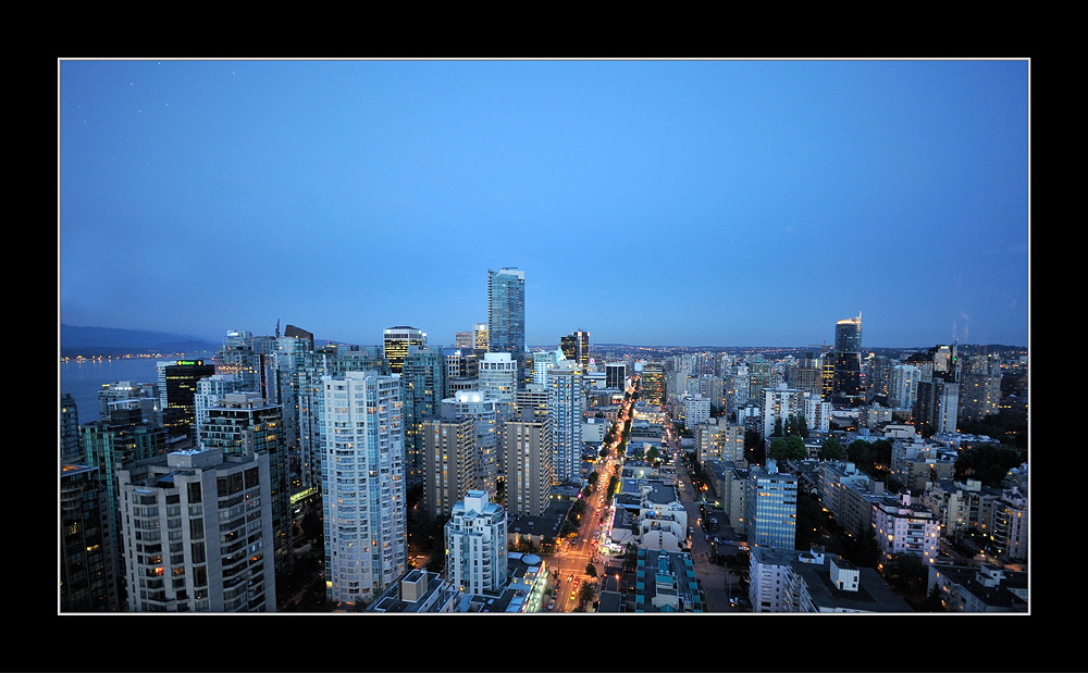 Dämmerung über Vancouver