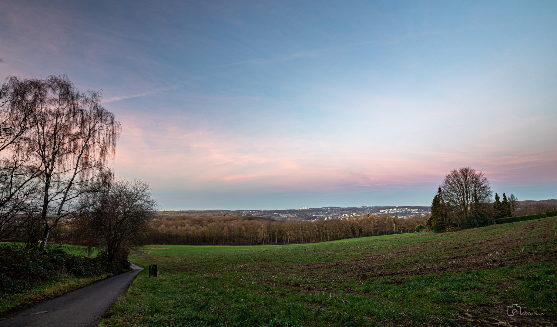 Dämmerung über Wuppertal