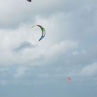 Dänemark 2015, Rømø, Wind- und Kitesurfer