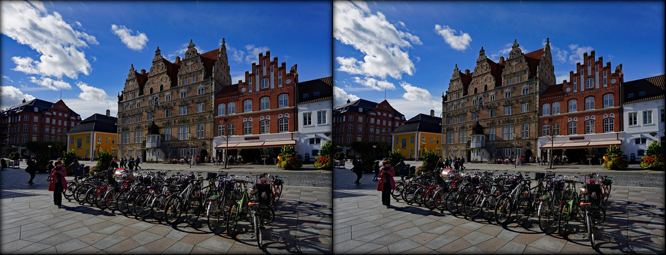  Dänemark Aalborg Fahrräder (3D- X-View)