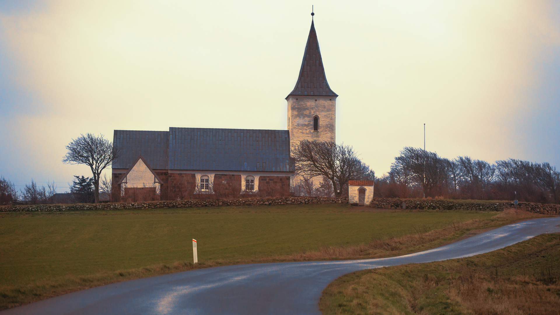 Dänemark bei Wind und Regen