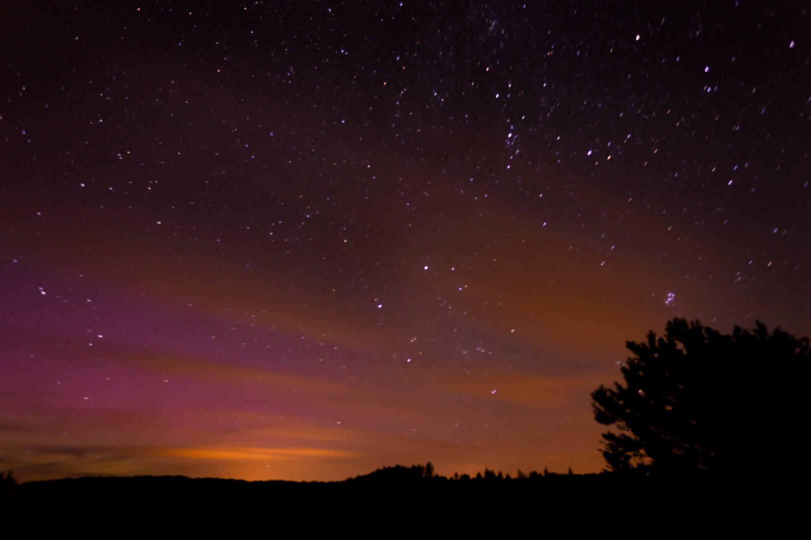 Dänemark in der Nacht