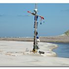 Dänemark : Kunst am Meer.Strand von Kærsgård