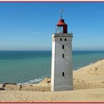 Dänemark : Lønstrup , Rubjerg -Knude mit Leuchtturm.