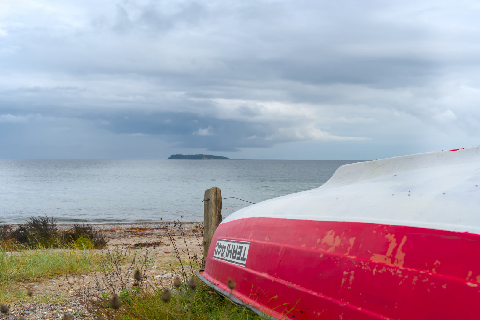 Dänemark, Ostseeküste im Herbst