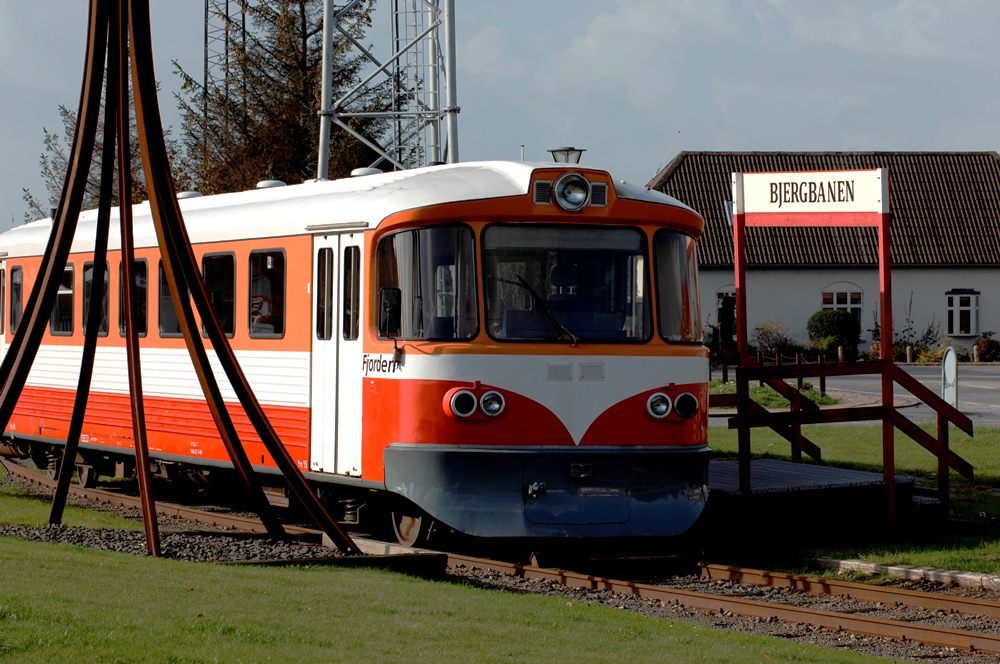 Dänemarks einzigste 'Bergbahn' in Lemvig (Mitteljütland, DK)