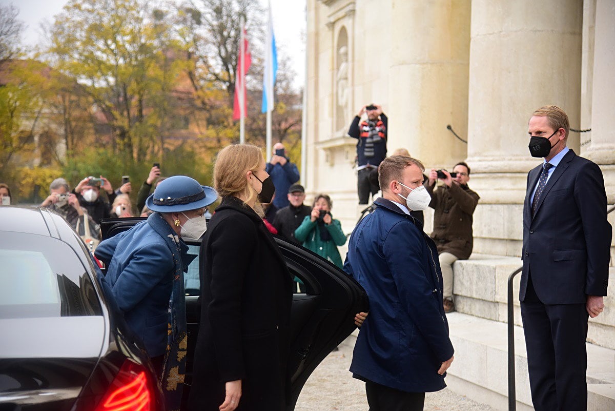 Dänemarks Königin Margrethe II. zu Gast in München am 12.11.2021