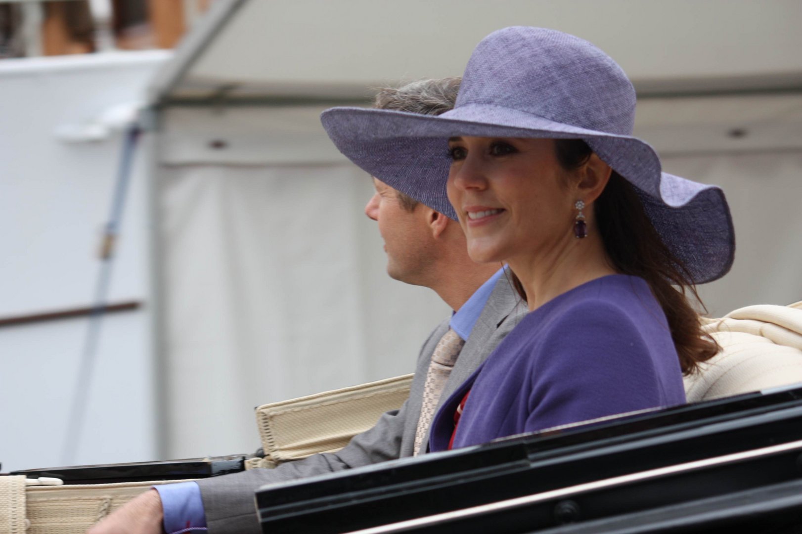 Dänemarks Kronprinz Frederik und Prinzessin Mary in Hirtshals zu Besuch