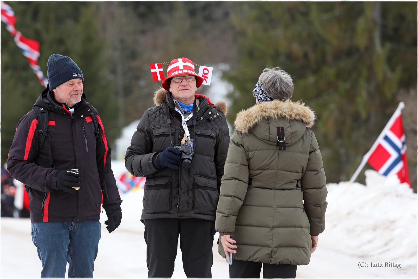 Dänische Rallye-Fans