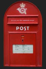 Dänischer Postkasten