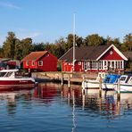 Dänischer Sommerabend in Bogø Havn