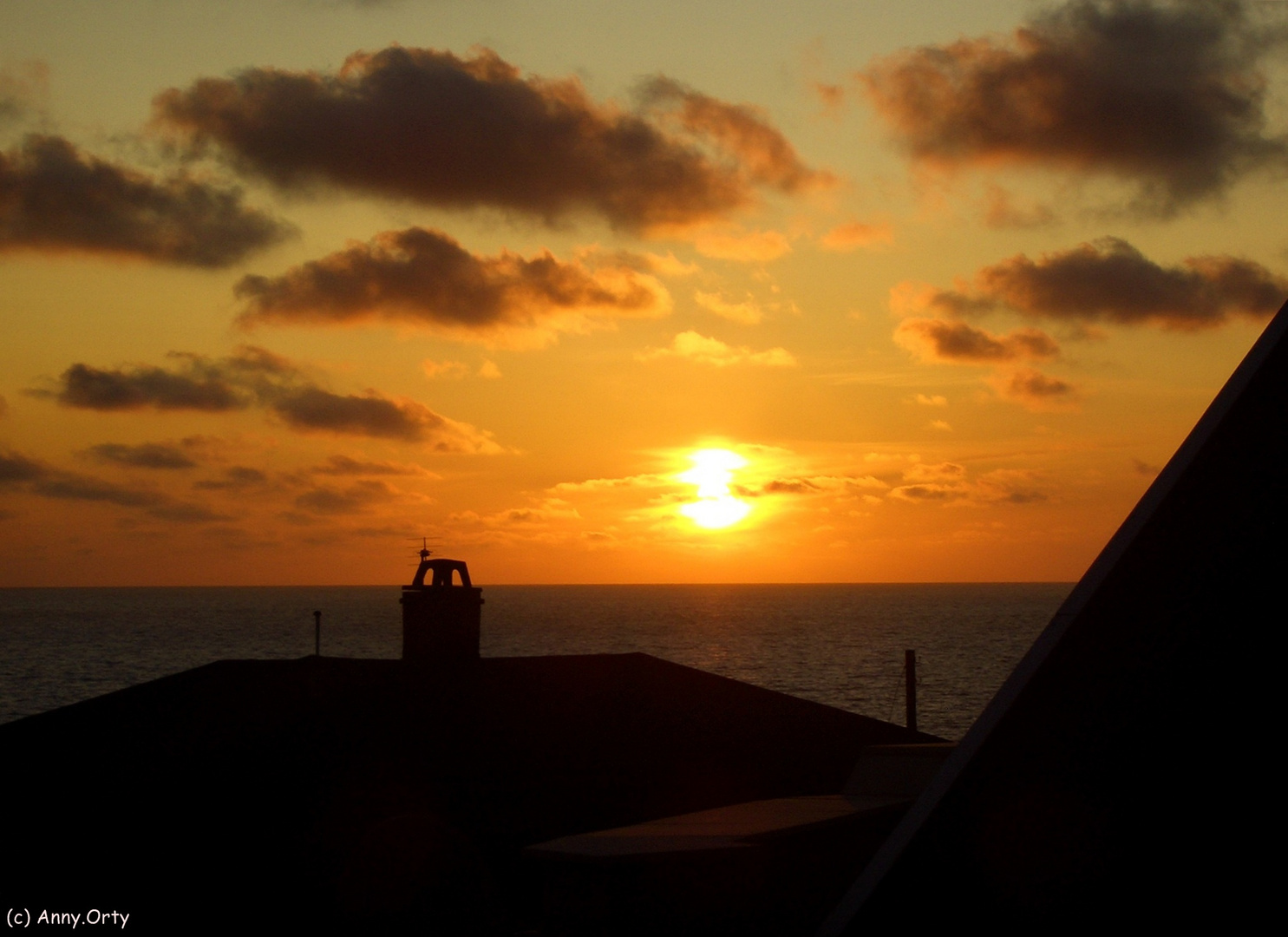 dänischer Sonnenuntergang