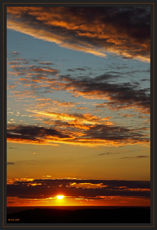 Dänischer Sonnenuntergang