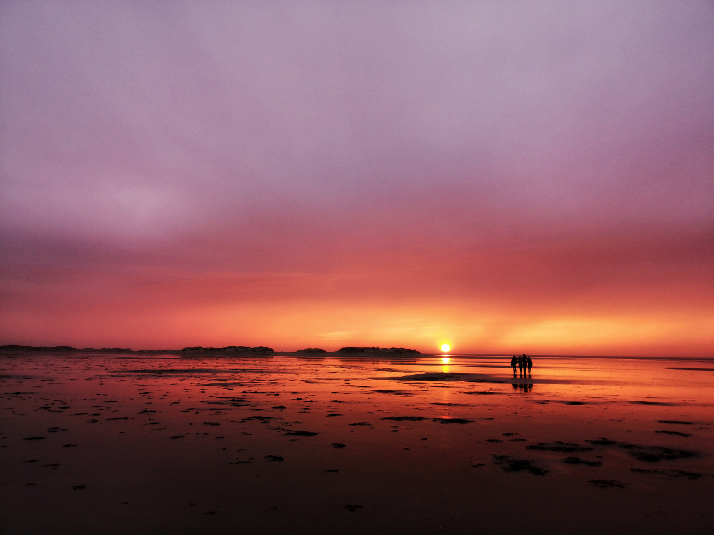 Dänischer Sonnenuntergang 