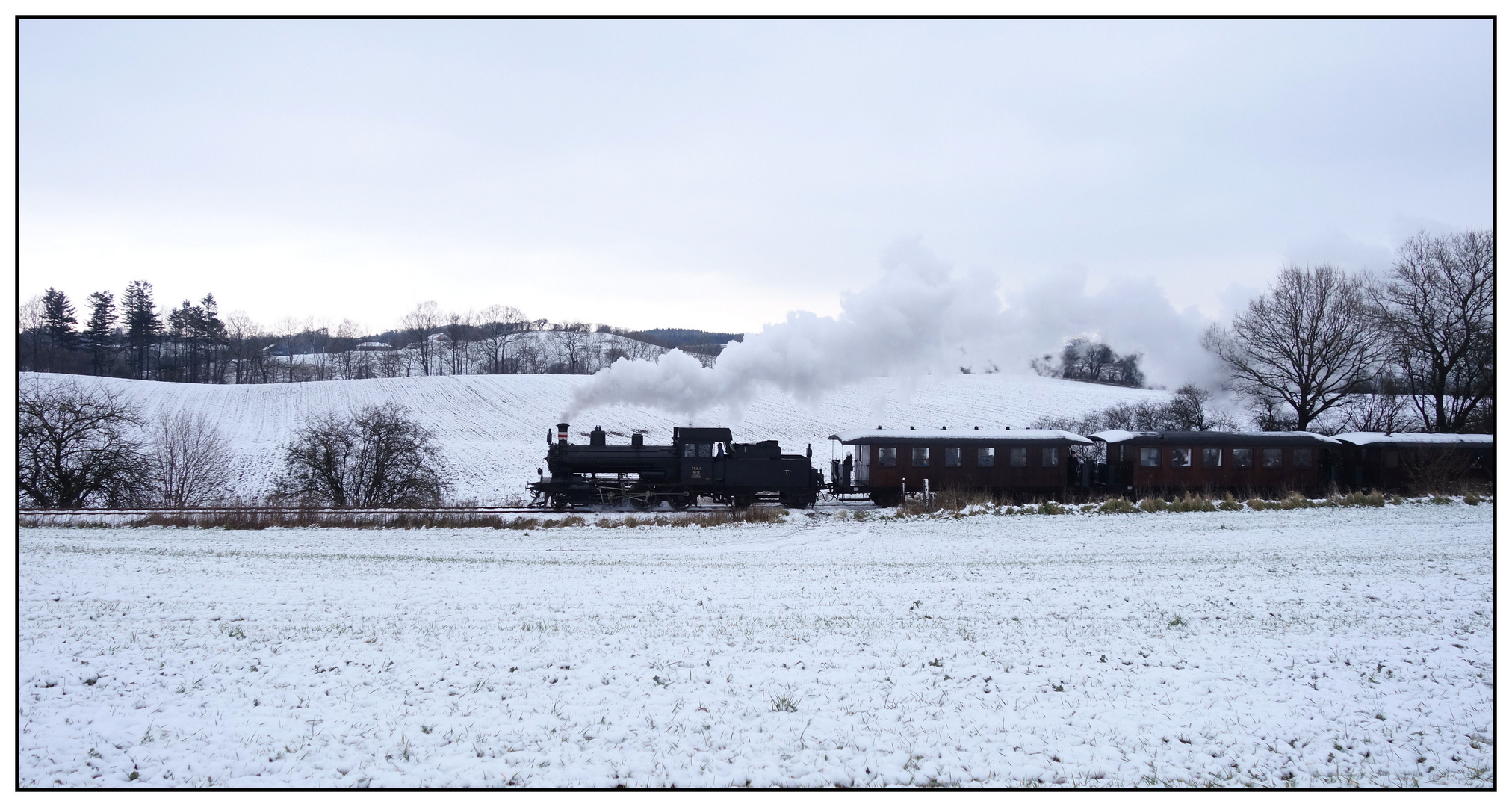 Dänischer Winterdampf