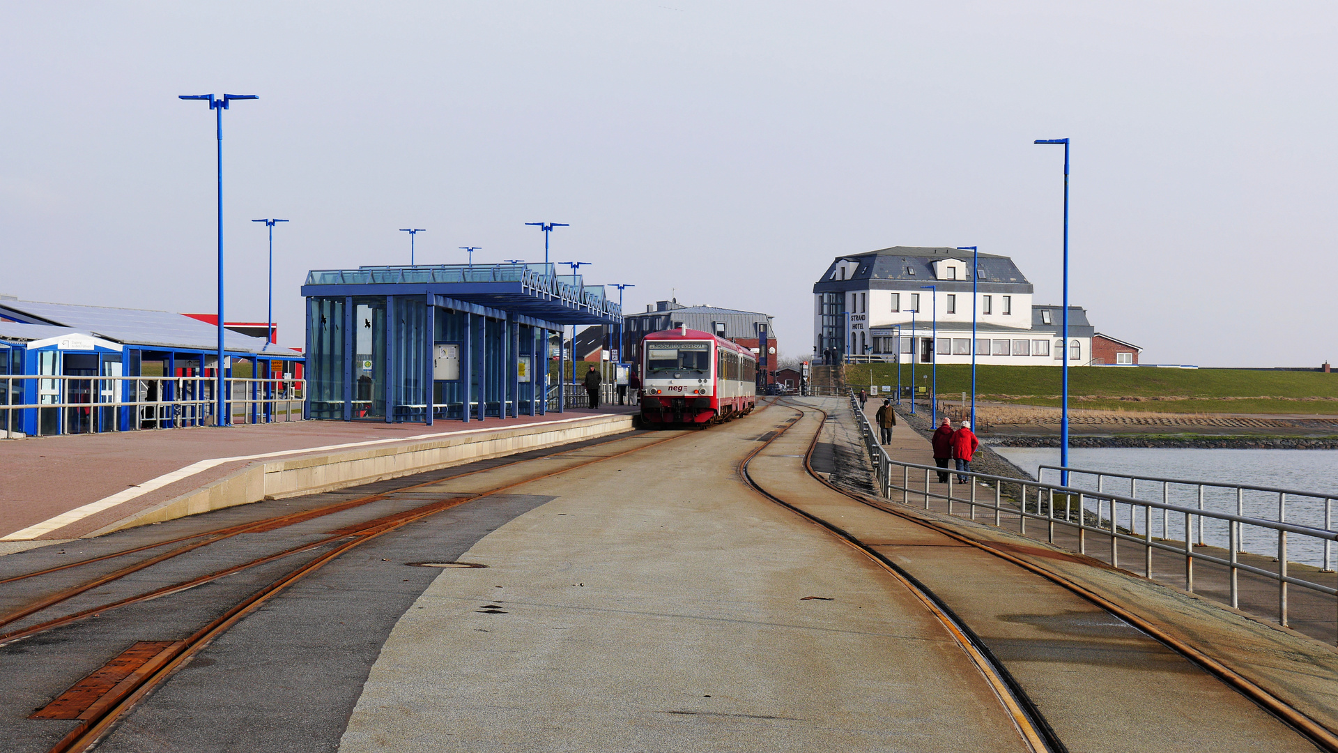 Dagebüll *Fährhafen und Bahnhof*