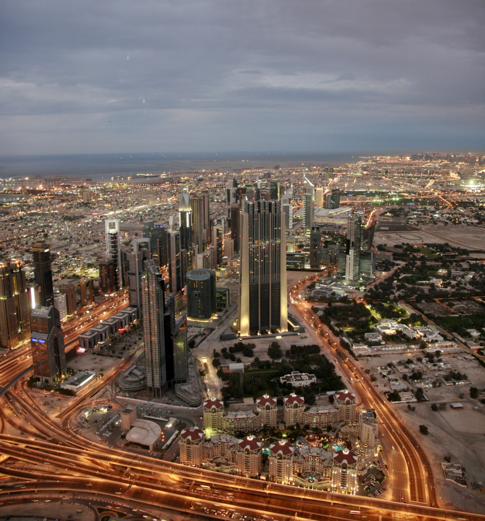 Dagli 800 mt del Burj Khalifa... il mondo pare piccolo...