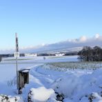 Dahinter gehts weiter auf dem Wasserscheideweg 18.12.17