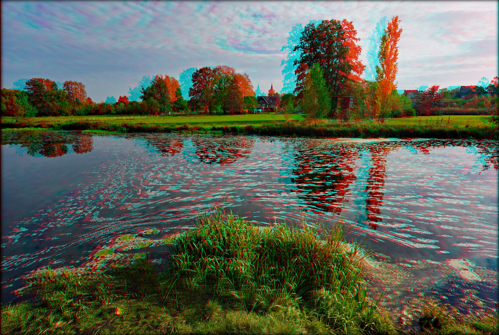 Dahme Märkisch Buchholz (3D- Anaglyphe)