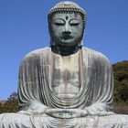 Daibutsu - der große Buddah in Kamakura (aus Bronze und ca. 13 Meter hoch)